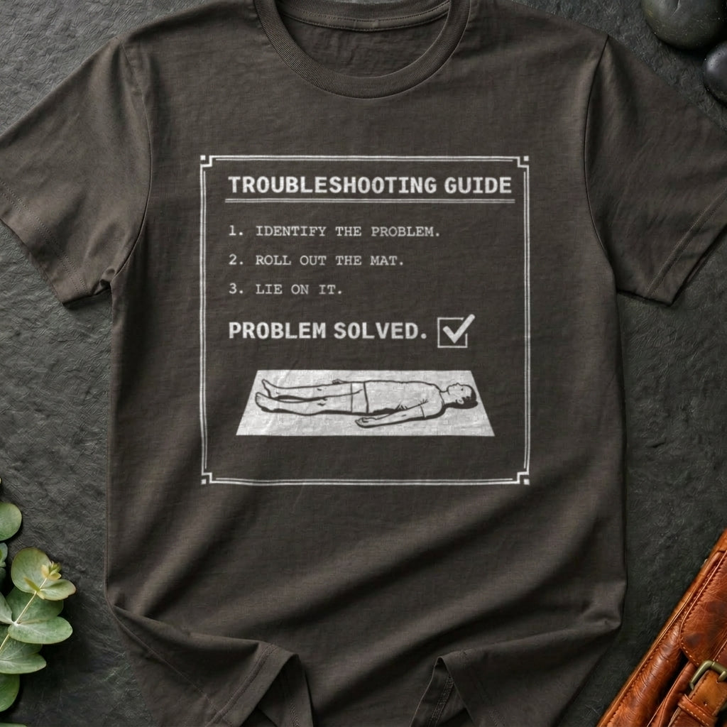 Troubleshooting Guide Savasana T-Shirt