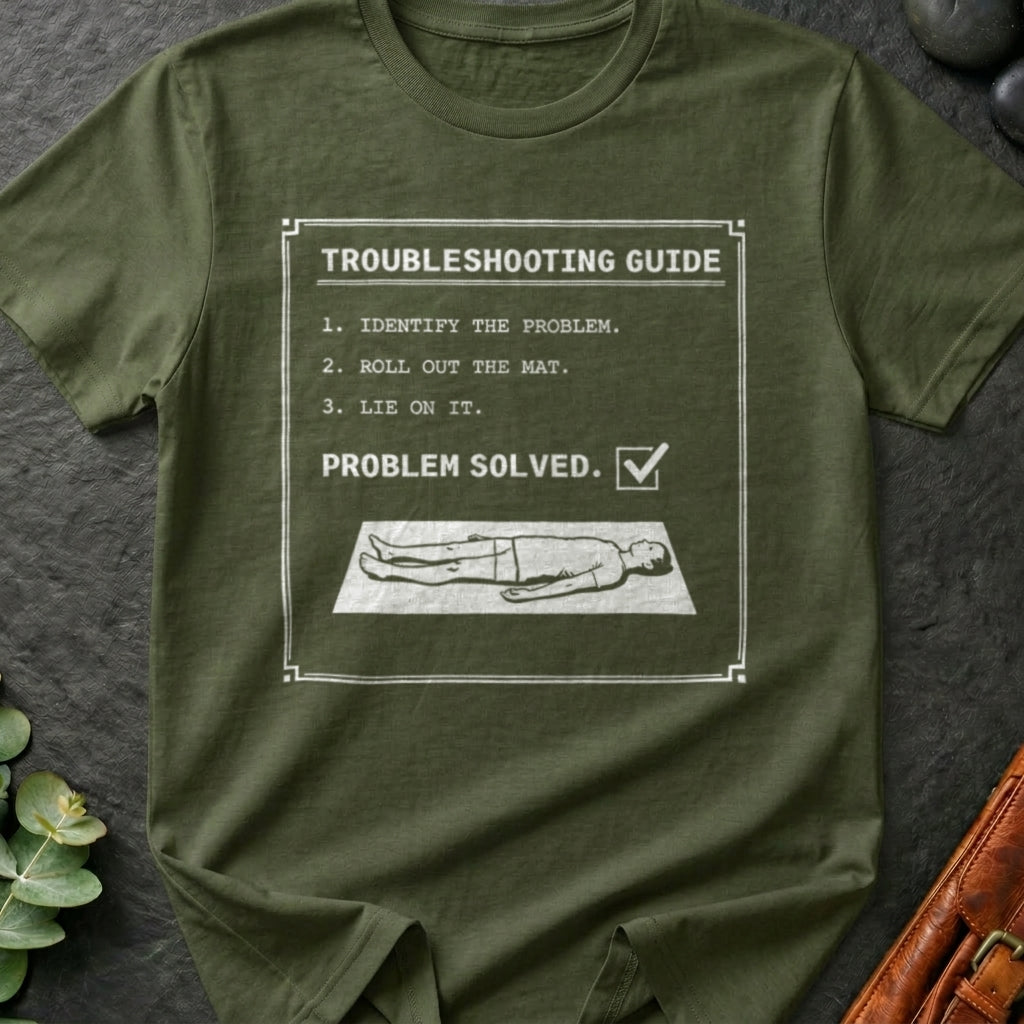 Troubleshooting Guide Savasana T-Shirt