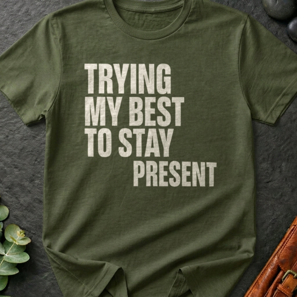 Trying My Best To Stay Present T-Shirt