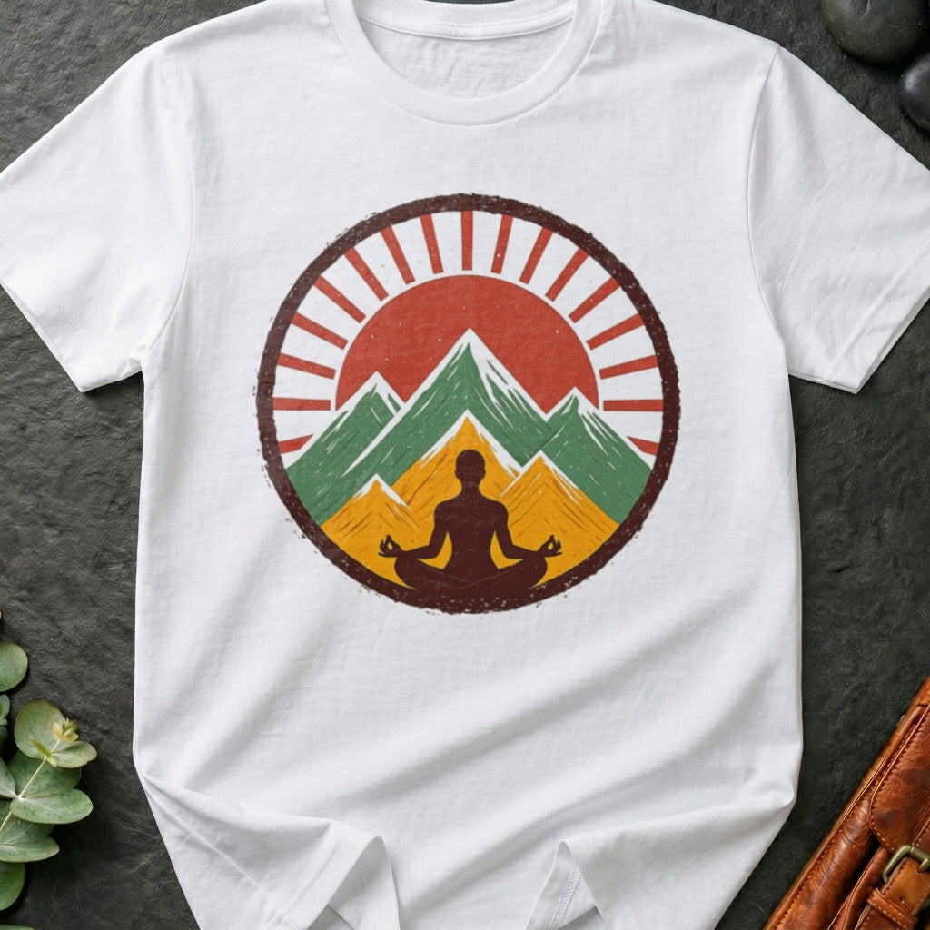 Vintage Yoga Sunrise T-Shirt
