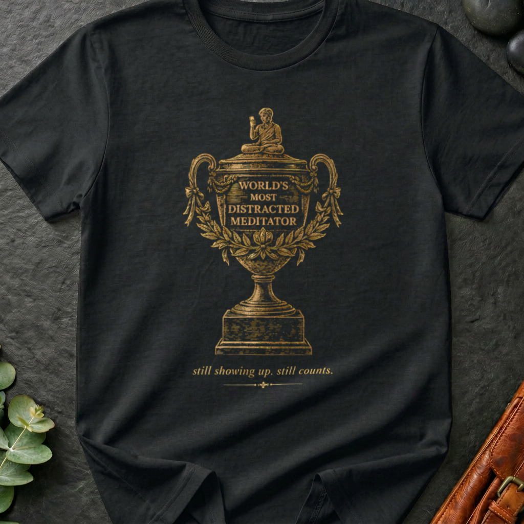 World's Most Distracted Meditator T-Shirt