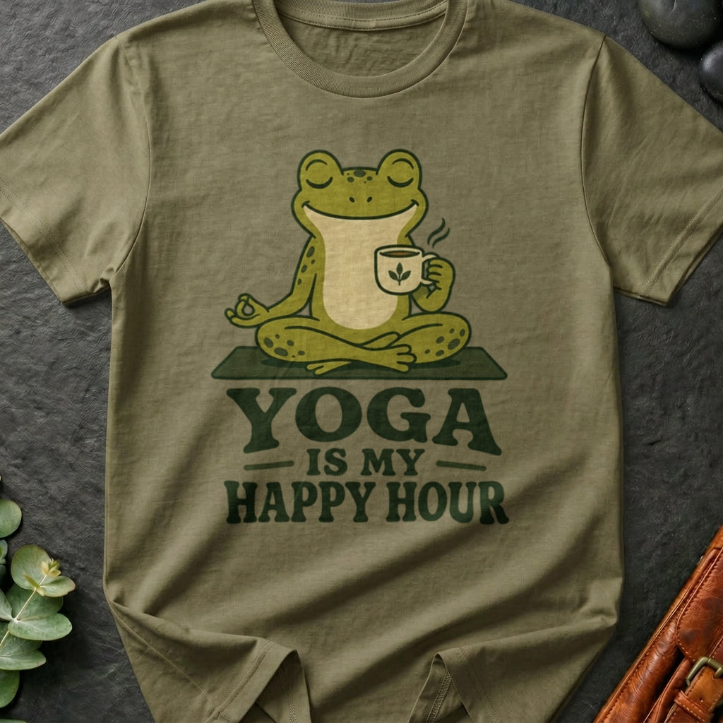 Yoga is My Happy Hour T-Shirt